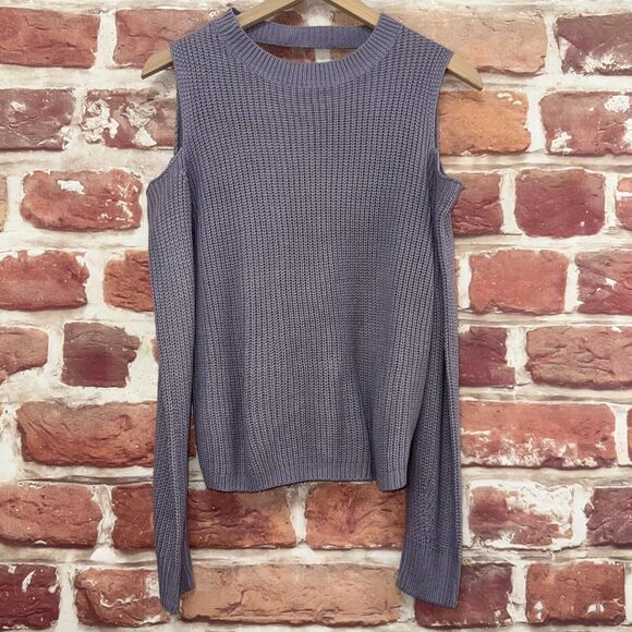 Francesca's Collections Sweaters - Full Circle Trends Sweater Women's Large Purple Knit Changeable